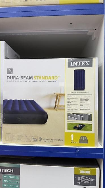 foldable table: Надувной матрас, Односпальный, Intex, длина - 191 см — 1