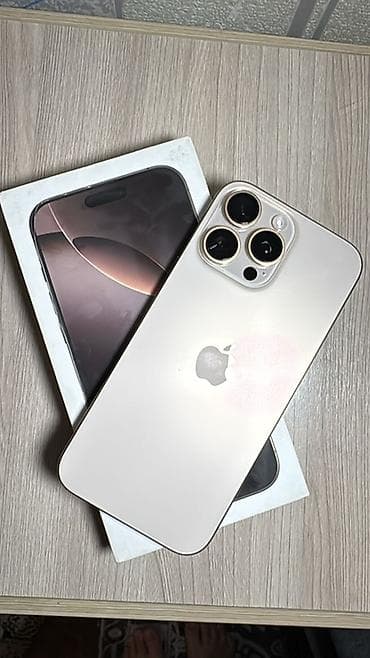 айфон 16 про 512: IPhone 16 Pro Max, 256 ГБ, Desert Titanium, Коробка, 95 % — 2