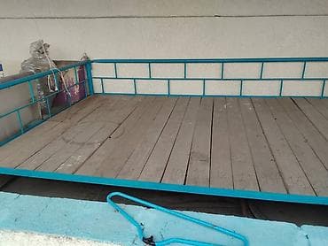 стол с железными ножками: Длина 3,метра Ширина 2,метр Высота 50см Платформа/лежак с — 3