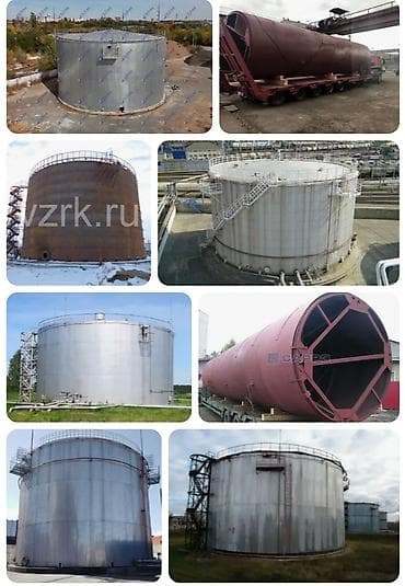 металлический ящик с крышкой: Резервуар стальной вертикальный РВС-5000. 1штук. РВС-10000.2штук — 6