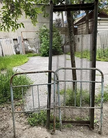used bed: Односпальная кровать, Б/у, Каркас без матраса, длина - 195 см — 4