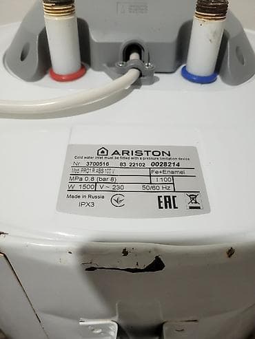 Техника и электроника: Б/у аристон 100л мощность 1.5kw рабочий состояние хороше работает — 4