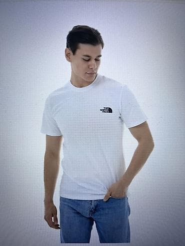 the nort face: Только оптом от 20шт Размеры м -5хл Мужская футболка The North Face — 2