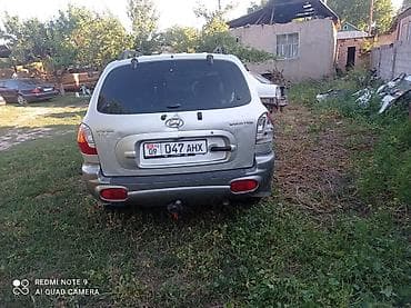 Унаа: Hyundai Santa Fe: 2002 г., 2 л, Кол менен иштөөчү, Бензин, Кроссовер — 4