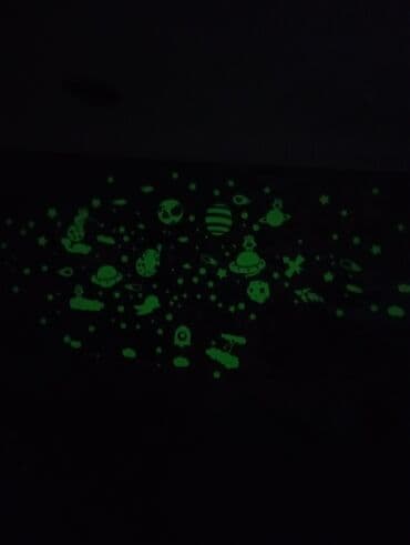 сумка для школы: Наклейки неоновые — 3