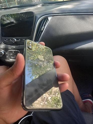 Техника и электроника: IPhone X, Б/у, 64 ГБ, Space Gray, Кабель, 100 % — 3