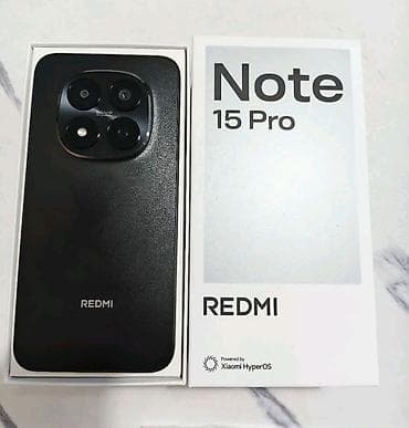 Redmi, Redmi Note 15 Pro, Новый, 256 ГБ, цвет - Черный, 2 SIM — 1