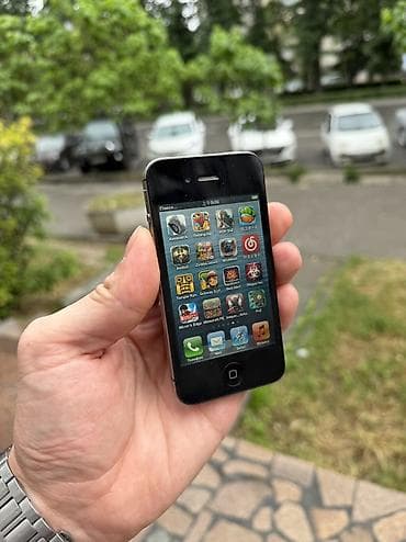 айфон 4s: IPhone 4, < 16 ГБ, Черный — 5