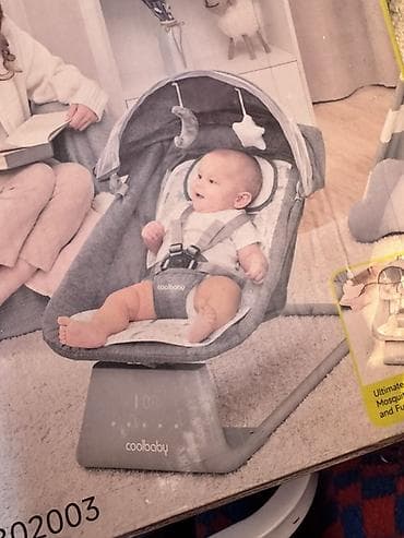 домик: Продаю Электрический шезлонг Электрическая детская качель Coolbaby — 2