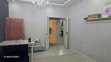 osh flat: 2 комнаты, 48 м², Центральная мечеть 105 серия, 2 этаж, Евроремонт — 5
