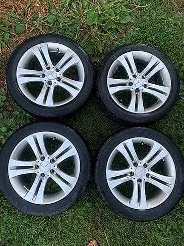 Колеса в сборе 215 / 50 / R 17, Всесезонная, Б/у, Комплект, Легковые, Литые, отверстий - 5