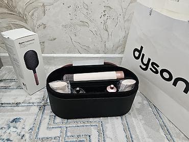 волосы парик: Мультистайлер Dyson, 210 °С and more, Круглая щетка — 8