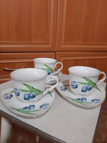 чайный сервиз на 12 персон: Продам чайный сервиз, на 6 персон, новый, в комплекте 6 штук чайных — 3