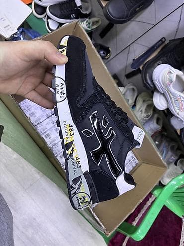 Мужская обувь: Размер 43 Кроссовки Premiata - Модель в спортивно-повседневном стиле — 4