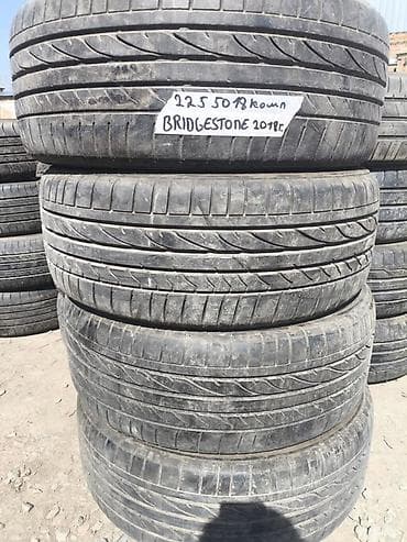 22550 r18: Шины 225 / 50 / R 18, Лето, Б/у, Комплект, Легковые, Bridgestone — 1
