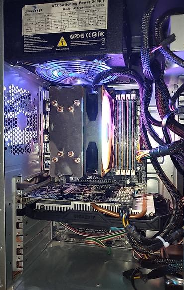 Компьютер, ОЭТ 16 ГБ, Оюндар үчүн, Intel Core i7, NVIDIA GeForce GTX 1060, HDD + SSD