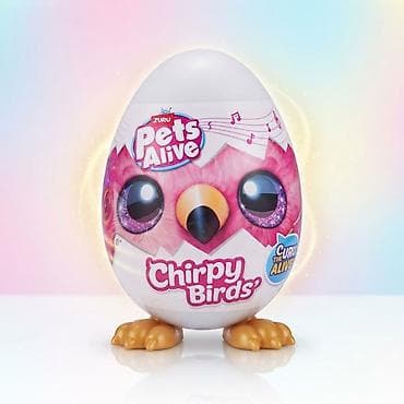 Игровые сюрпризы ZURU в яйцах - Pets Alive Chirpy Birds — музыкальное