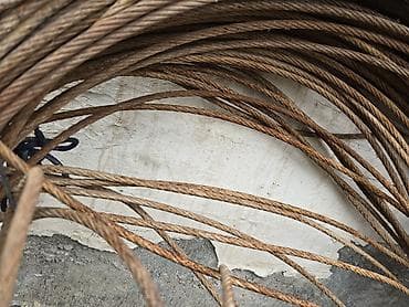 джутовая веревка: Металлическая проволока, Сталь, Диаметр: 8 мм, Другое назначение, Без покрытия — 1