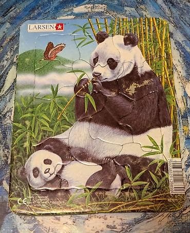 пазл на пол: Пазлы. Деревянные и картонные. Забирать на Ибраимова, дом 30 — 3