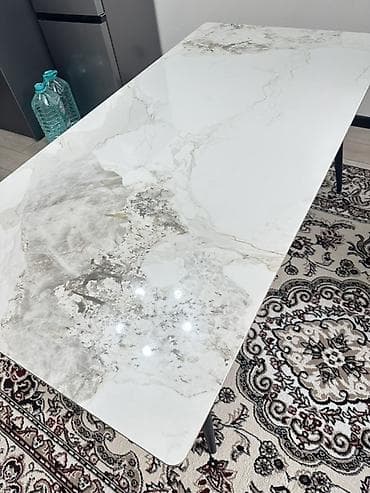 туалетный столик подвесной: Кухонный стол, Прямоугольный, Нераскладной — 1