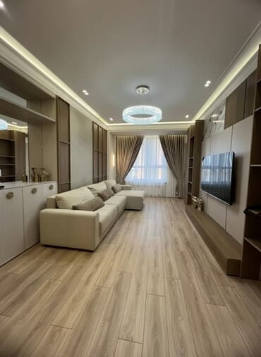 сколько стоит 4 комнатная квартира в бишкеке: 3 комнаты, 105 м², Элитка, 4 этаж, Дизайнерский ремонт — 1