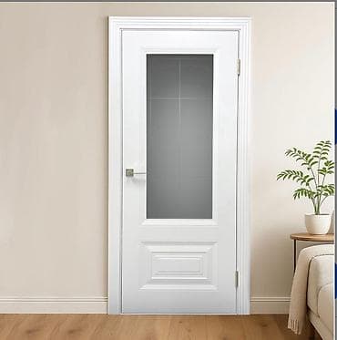 Межкомнатная дверь с остеклением - Материал: МДФ/деревянный каркас с — 1