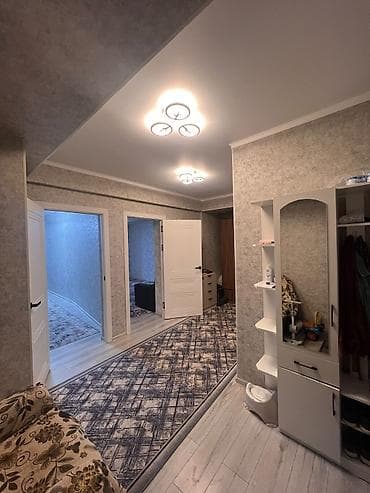 osh flat: 1 комната, 52 м², Ак-Орго ж/м 3 этаж, Евроремонт — 3