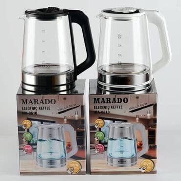 чайник стеклянный: Электр чайнек, Жаңы, Акысыз жеткирүү, Өзү алып кетүү, Акылуу жеткирүү — 2