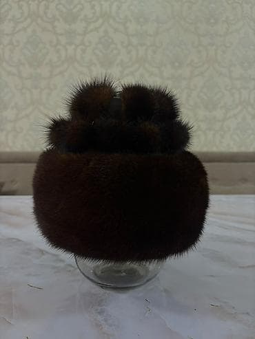 Шапка, Кубанка, Норка, Зима, Объемная модель at lalafo.kg Шапка, Кубанка, Норка, Зима, Объемная модель