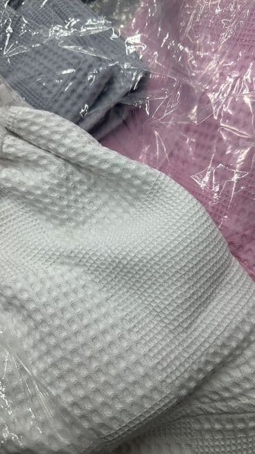 домашние халаты больших размеров: Халат, Вафельное полотно, XS, M, XL — 7