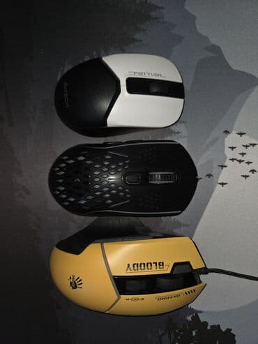 Продаю эти мышки: Bloody w95 max activated yellow проводная