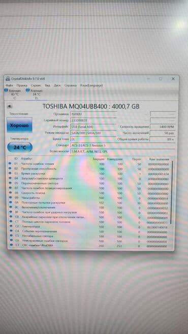 буфер домашний: Накопитель, Toshiba, HDD, 2.5", Для ПК — 3