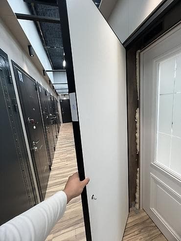 скрытые петли: Двери для домов и квартир, Одностворчатая, Российская, цвет - Белый — 2