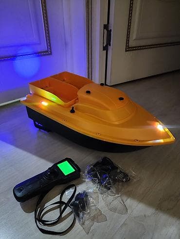 Кормораздатчик для рыбалки (радиоуправляемая лодка) с GPS -