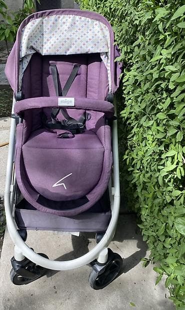 Коляски: Детская коляска-трансформер Mige 2-в-1 (люлька + прогулочный блок) — 3