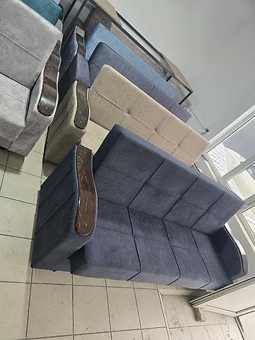 sofa bed: Стильные компактные диваны с высокими спинками и широкими деревянными — 1
