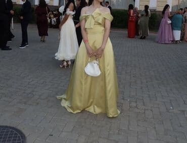 обувь ручной работы бишкек: Элегантное вечернее платье золотистого цвета с открытыми плечами — 2