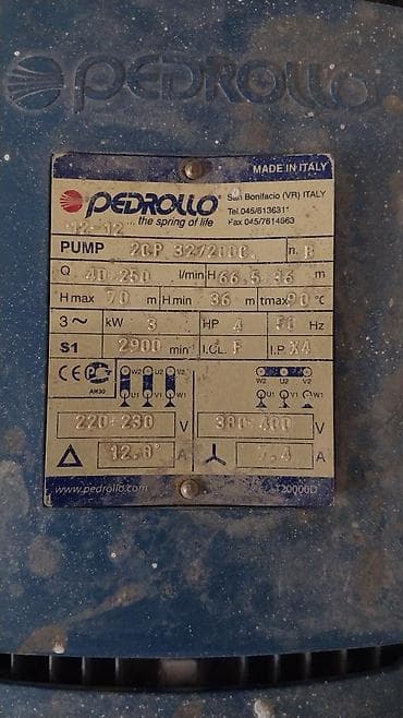 Все для дома и сада: Центробежный поверхностный насос Pedrollo 2CP 32/200C (Made in Italy) — 4