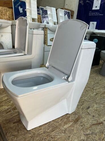 продаю бу унитаз: Унитаз Полго орнотуу, Жаңы, Материалы: Керамика — 3