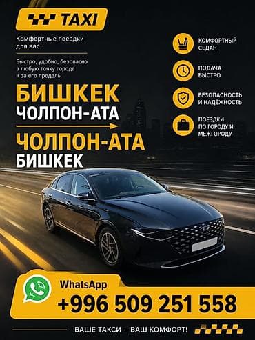 Жеңил унаа, Баруучу жер: Чолпон-Ата, Орундардын саны: 4