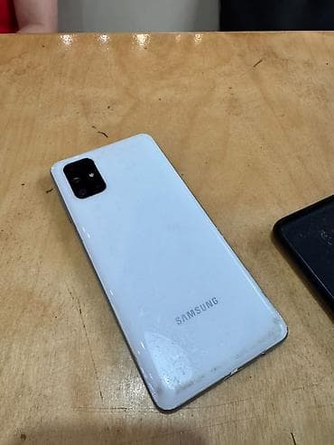 Samsung Galaxy M51, Колдонулган, 128 ГБ, түсү - Ак, 2 SIM — 4