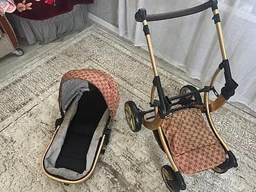 Детская коляска 2 в 1 (люлька + прогулочный блок) - Универсальная