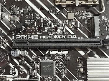 Комплектующие для ПК и ноутбуков: Материнская плата, Б/у, Asus, LGA1700, Micro-ATX, Для ПК — 4