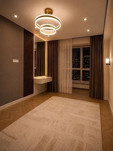 discovery studio: 3 комнаты, 103 м², Кок-Жар мкр Элитка, 10 этаж, Дизайнерский ремонт — 4