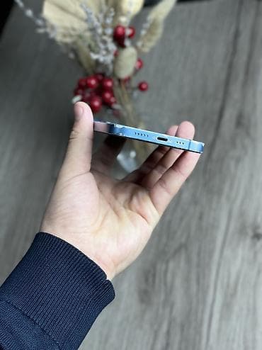 aifon 13: IPhone 13, Б/у, 128 ГБ, Синий, Чехол, 76 % — 4