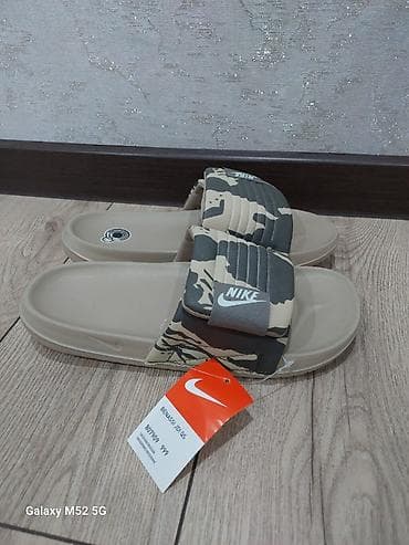 обувь nike: Мужские сандалии, 39, 39.5, 40, Nike, Новый, цвет - Бежевый, Самовывоз — 2