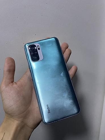 Redmi, Redmi Note 10S, Б/у, 128 ГБ, цвет - Синий, 2 SIM