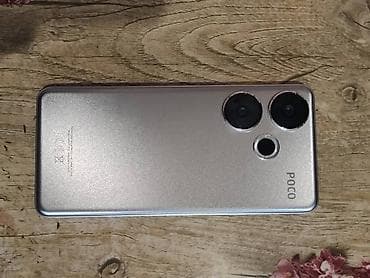 logitech combo: Poco F6, Б/у, 512 ГБ, цвет - Серебристый, 2 SIM — 1