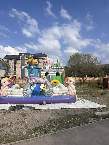 Готовый бизнес: Продаю батут для бизнеса цена 3200 доллар б/ у Размер 8 на 14 — 3