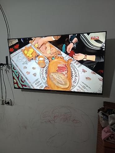 a 73: Телевизор Ясин 43диагональ 96 см с интернетом показывает четка — 1